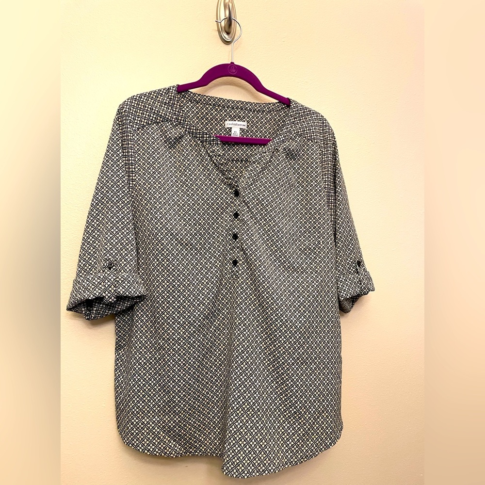 Blouse, size XL, Croft & Barrow
